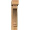 Ekena Millwork Imperial Block Rough Sawn Bracket w/ Offset Brace, Western Red Cedar, 6"W x 24"D x 28"H BKT0604X24X28IMP05RWR - alternate 3